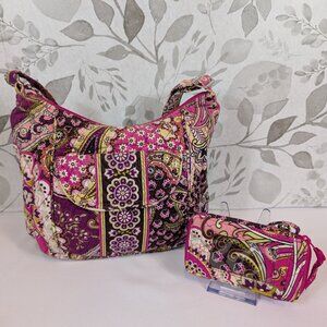 Vera Bradley Pink and Purple Crossbody Bag Set